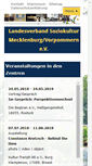 Mobile Screenshot of lag-soziokultur-mv.de