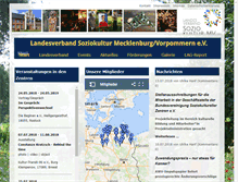 Tablet Screenshot of lag-soziokultur-mv.de